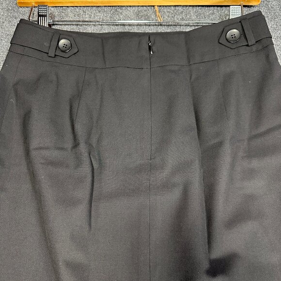 Classiques Entier Skirt Womens 8 Back Wool Stretch Pencil Lined Back Zip Vent - Picture 6 of 6